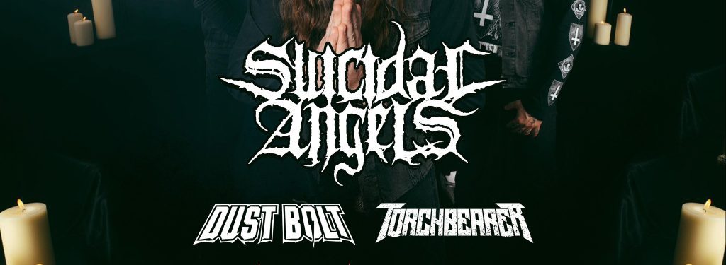 SUICIDAL ANGELS AT FUEL CARDIFF BANNER