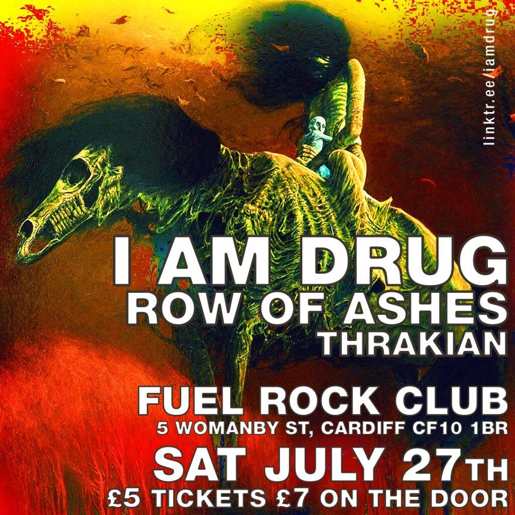 I AM DRUG + THRAKIAN AT FUEL CARDIFF